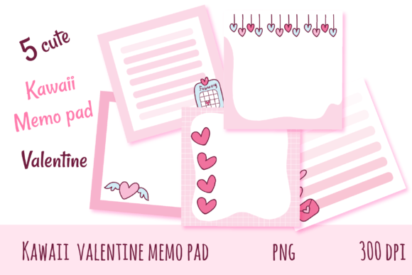 Download Valentine Memo Pad -Notepad - Stationary - Notepad Collection