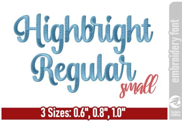 Download Highbright Script Embroidery Font - S - Embroidery Collection