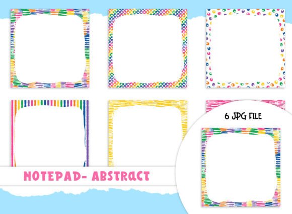 Download Abstract Memo Pad -Notepad - Stationary - Notepad Collection