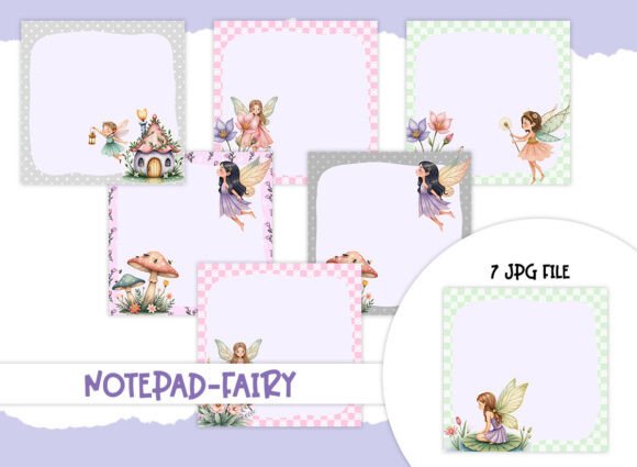 Download Fairy Memo Pad 2 - Notepad - Stationery - Notepad Collection
