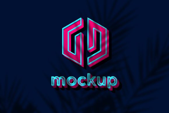Download Pink Extrude Logo Mockup with Window - Extrude Collection