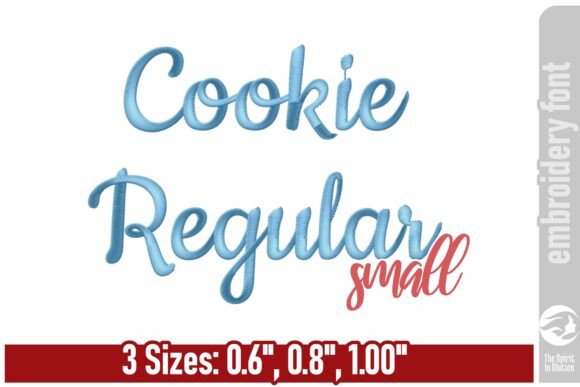Download Cookie Regular Embroidery Font - Embroidery Collection